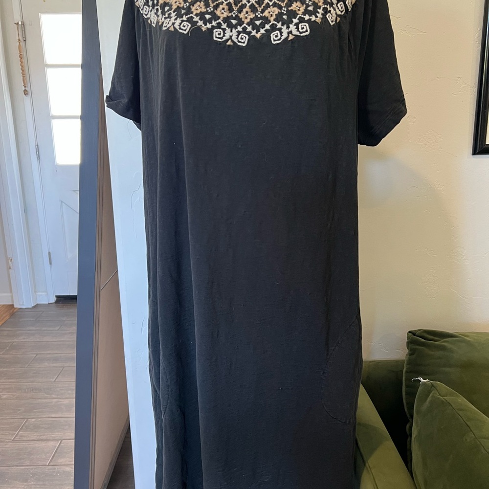 J. Jill Black dress with pockets